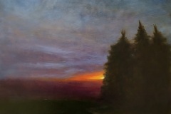 CarolineDahlmanns_2020_Sunset_OilandWaxonWood_16x16_sm