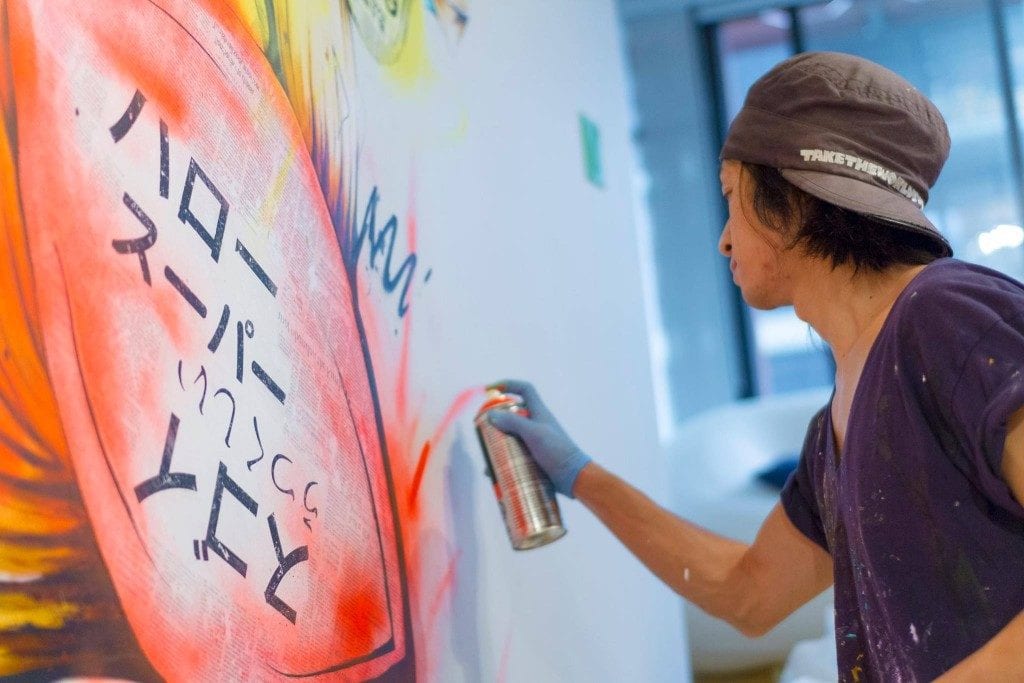 Taka Sudo mural urban art