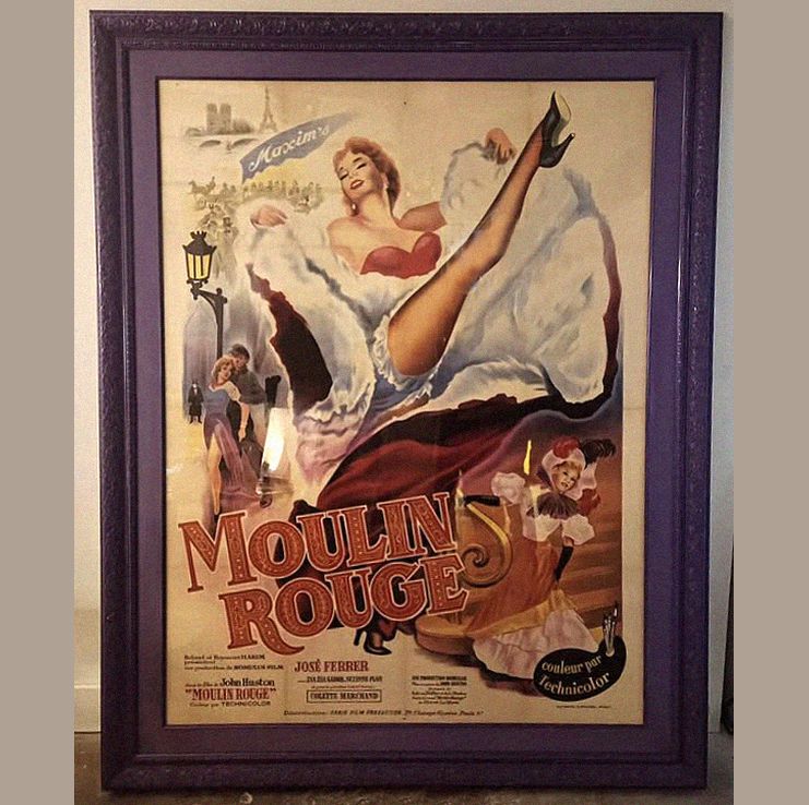 moulin rouge poster frames