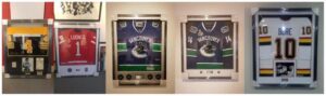 hockey jersey frame samples